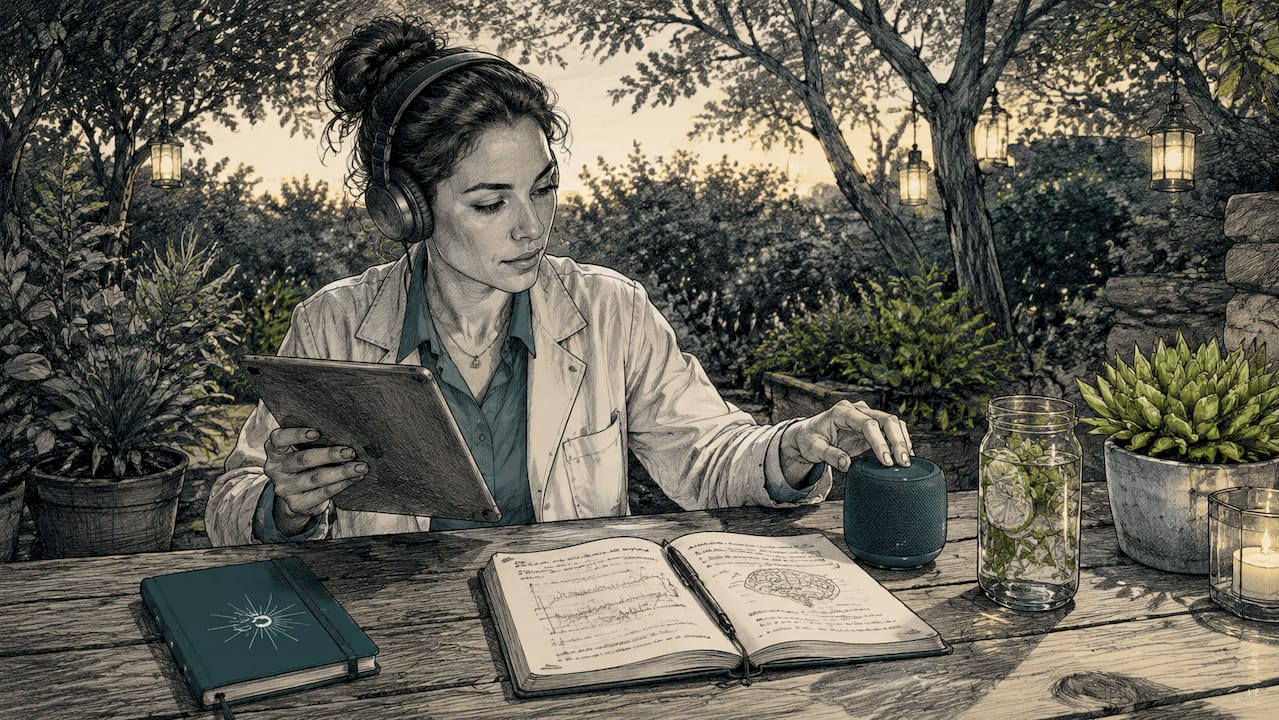 Music frequencies for healing: what the science actually says 1 Scientist using headphones to study sleep music effects