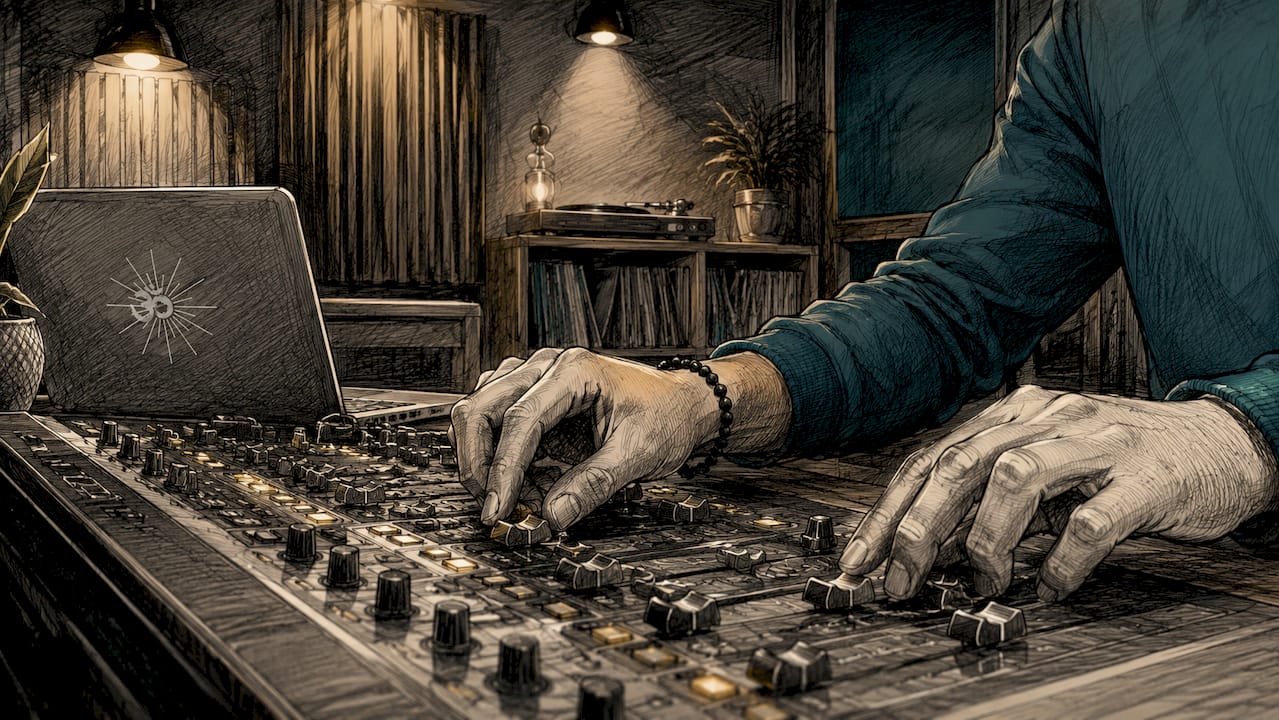 Orchestral music for sleep workflow: your 2026 guide 1 Audio engineer adjusting orchestral sleep music settings