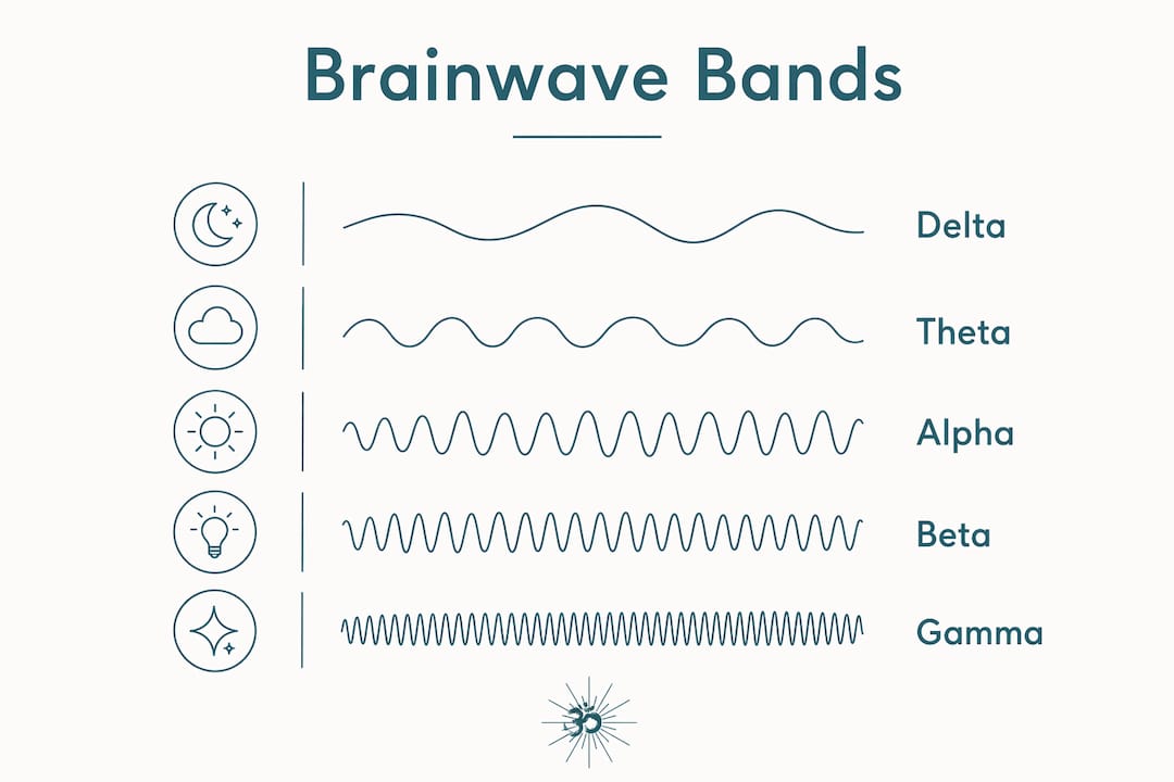 Frequencies and what they do: your complete guide 3 Infographic illustrating brainwave frequency bands hierarchy