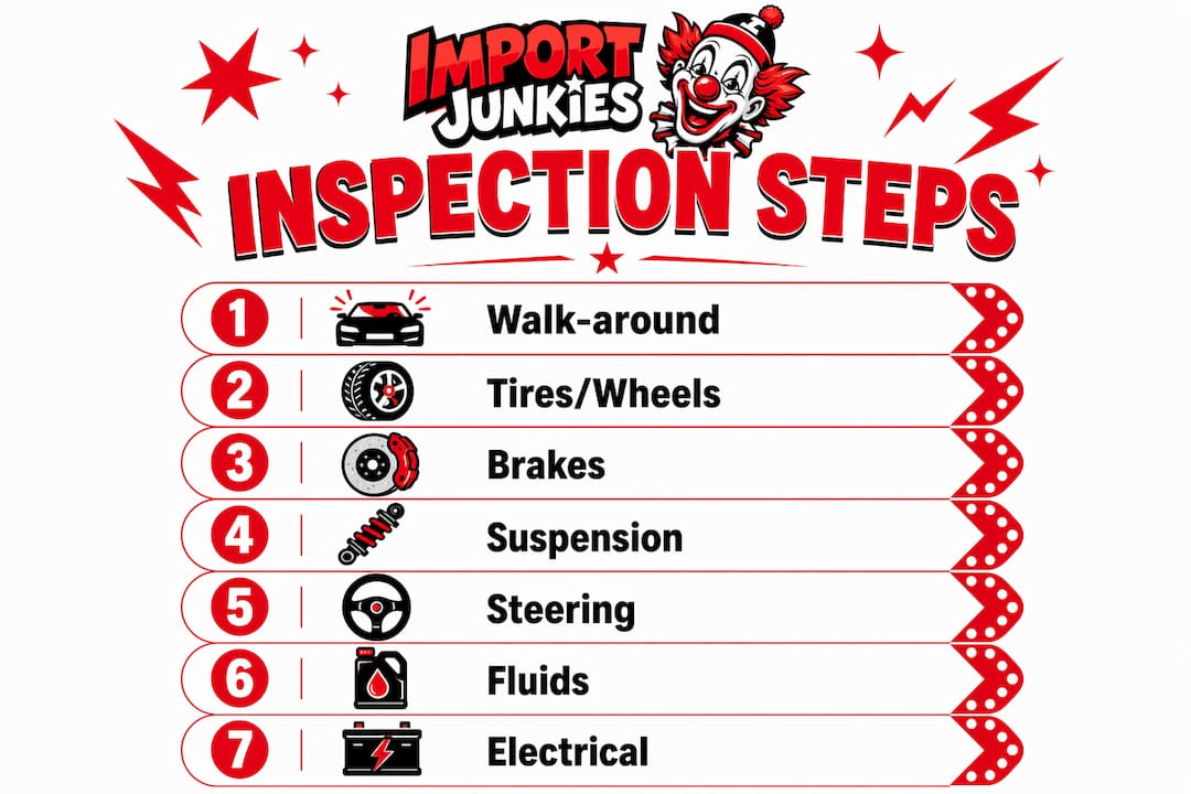 Infographic showing step-by-step inspection process