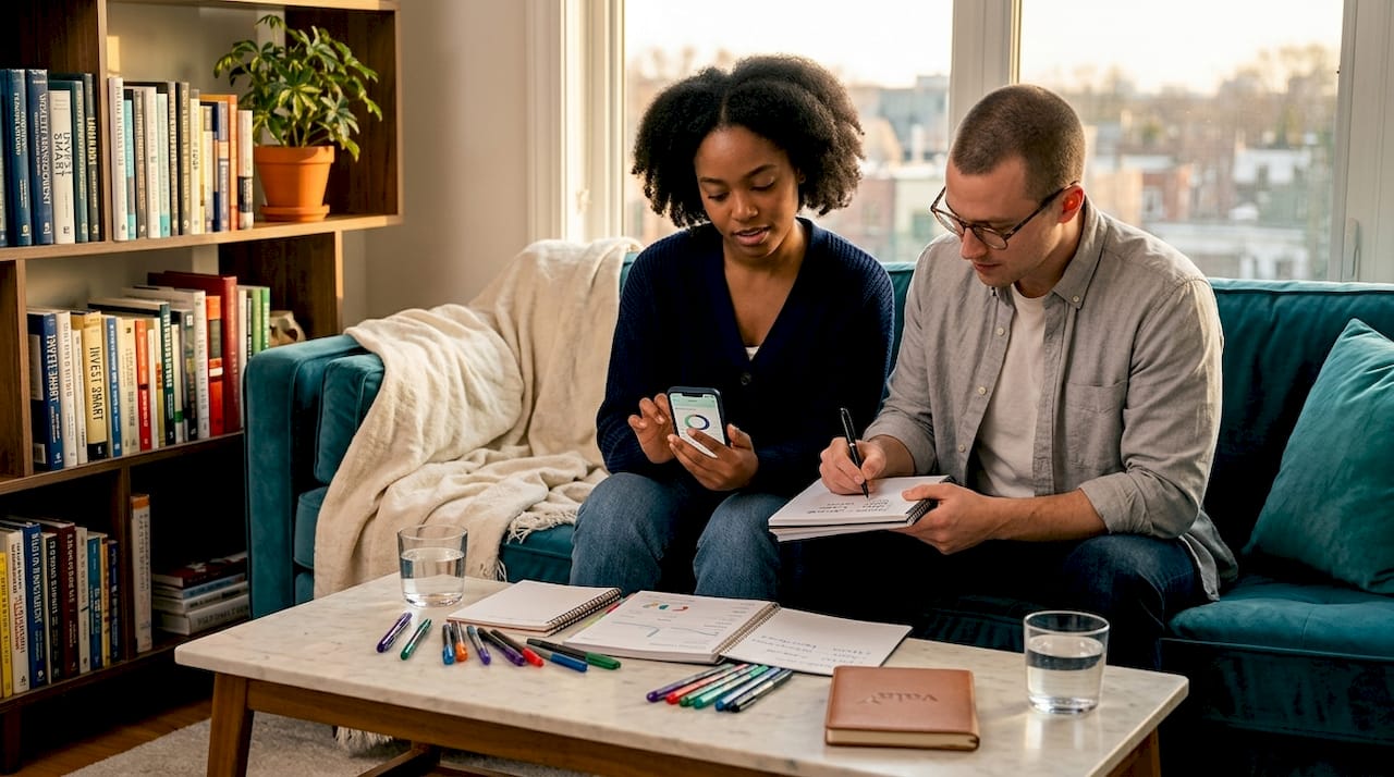 What Is Personal Budgeting And How To Start 2 Couple using app for budgeting methods