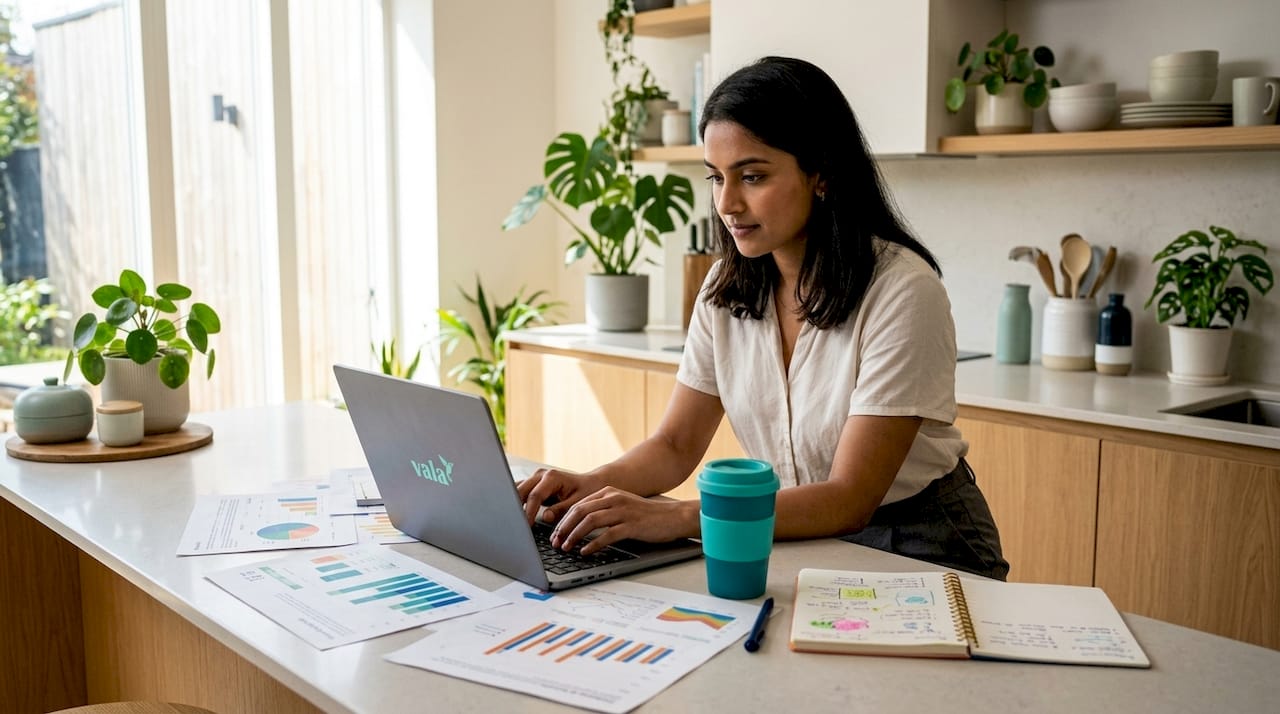 What Is A Spending Category? Your 2026 Guide 2 Woman analyzing expense categories on laptop