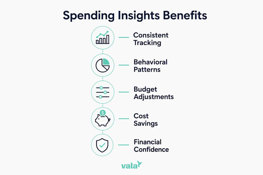 The Role Of Spending Insights In Budget Optimization 3 Infographic highlighting spending insights benefits