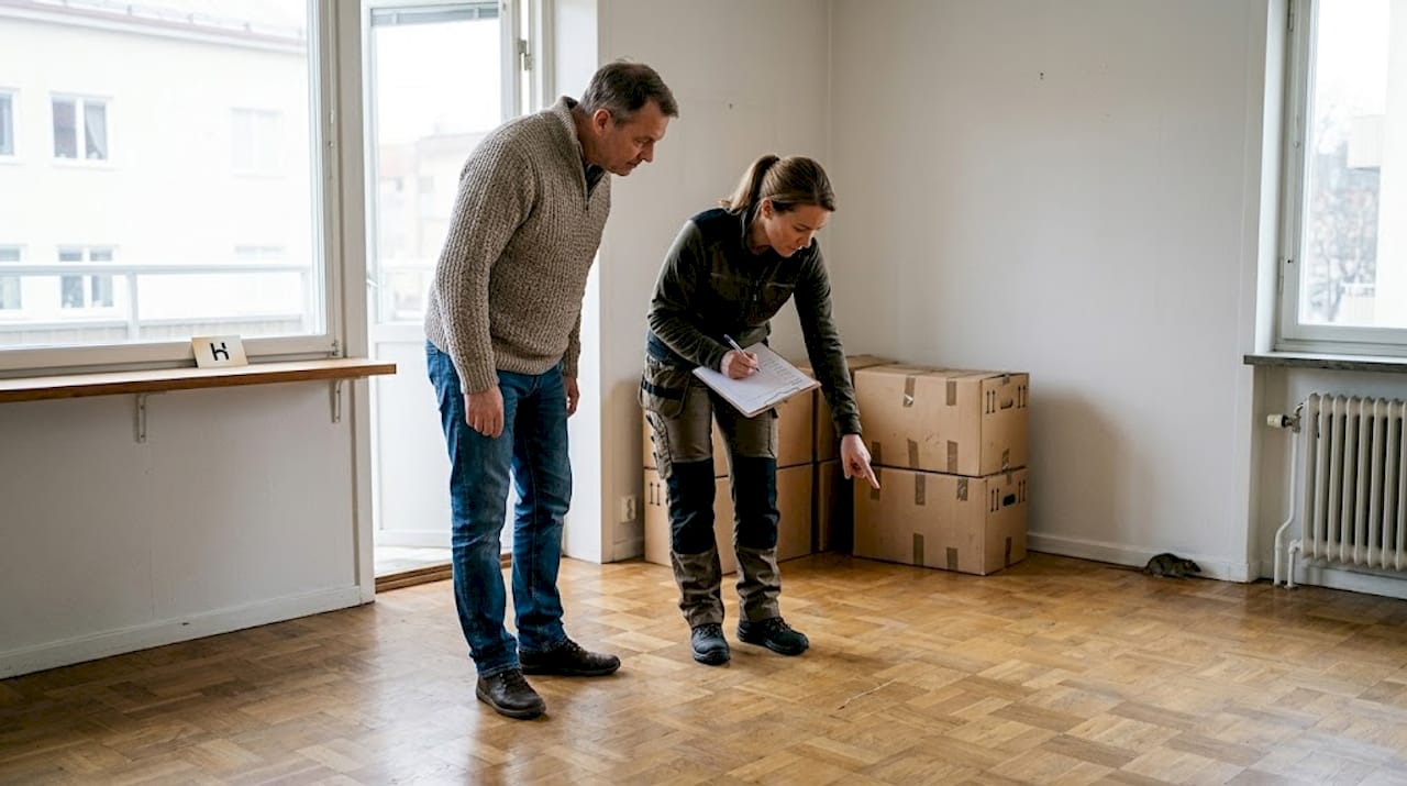 Så går flyttbesiktningen till när du lämnar din hyreslägenhet