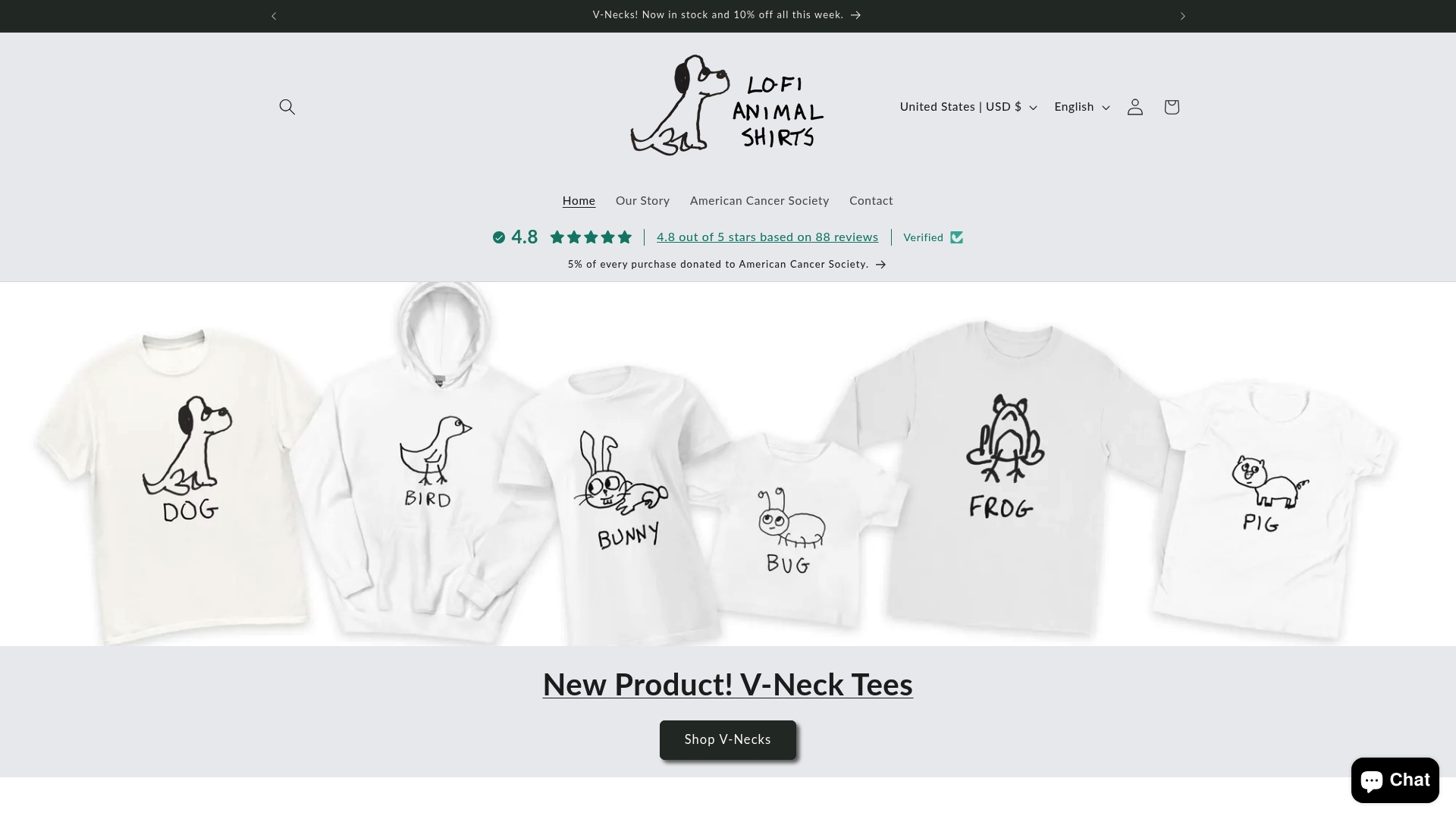 https://lofianimalshirts.com