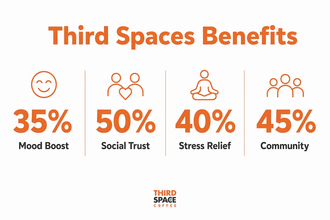 Infographic showing benefits of third space gatherings