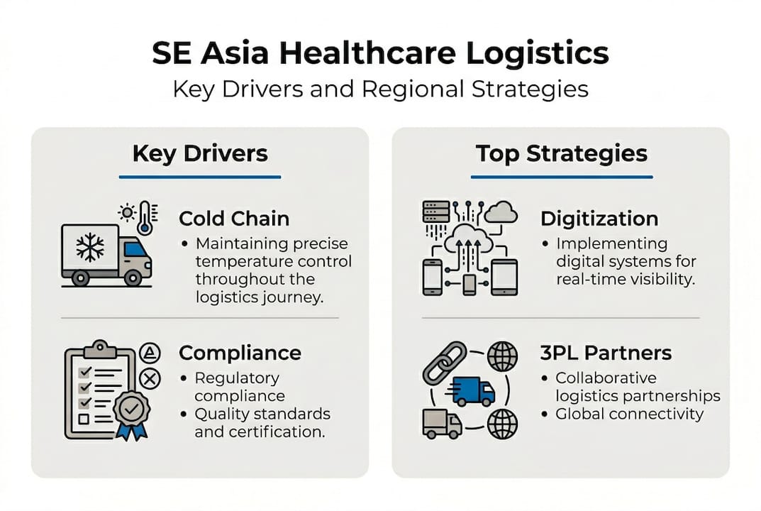 Infographic showing key drivers and strategies