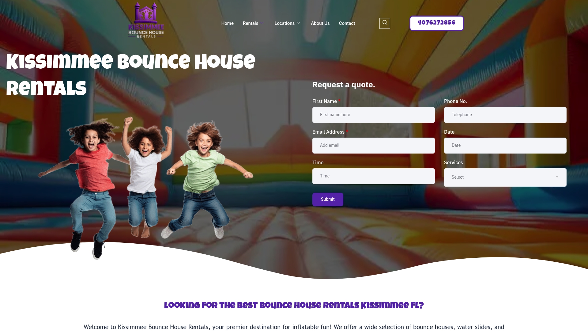 https://kissimmeebouncehouse.com