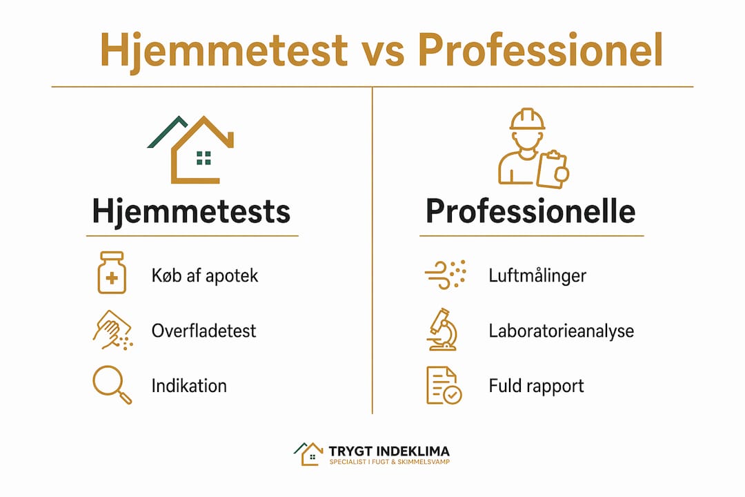 Skimmelsvamp test på apotek og Matas: hvad duer det til? 3 Oversigt: Fordele og ulemper ved gør-det-selv skimmelsvamptest kontra professionel test