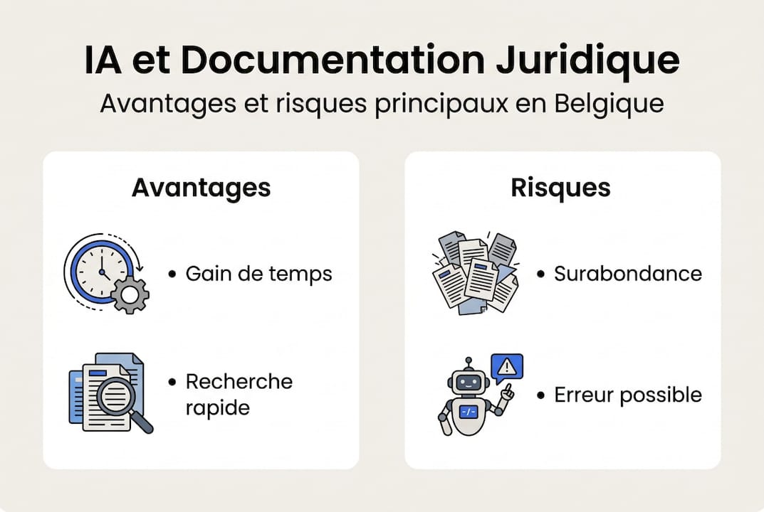 Infographie : gestion des documents juridiques à l’ère de l’intelligence artificielle – atouts et limites