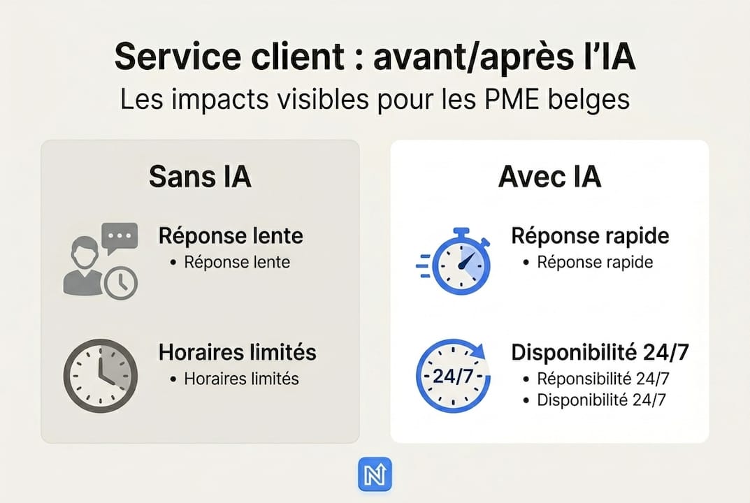 Découvrez en image comment l’intelligence artificielle révolutionne la relation client.