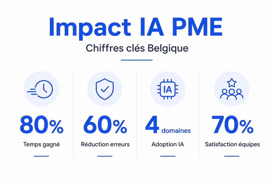 Panorama des bénéfices de l’IA pour les PME belges