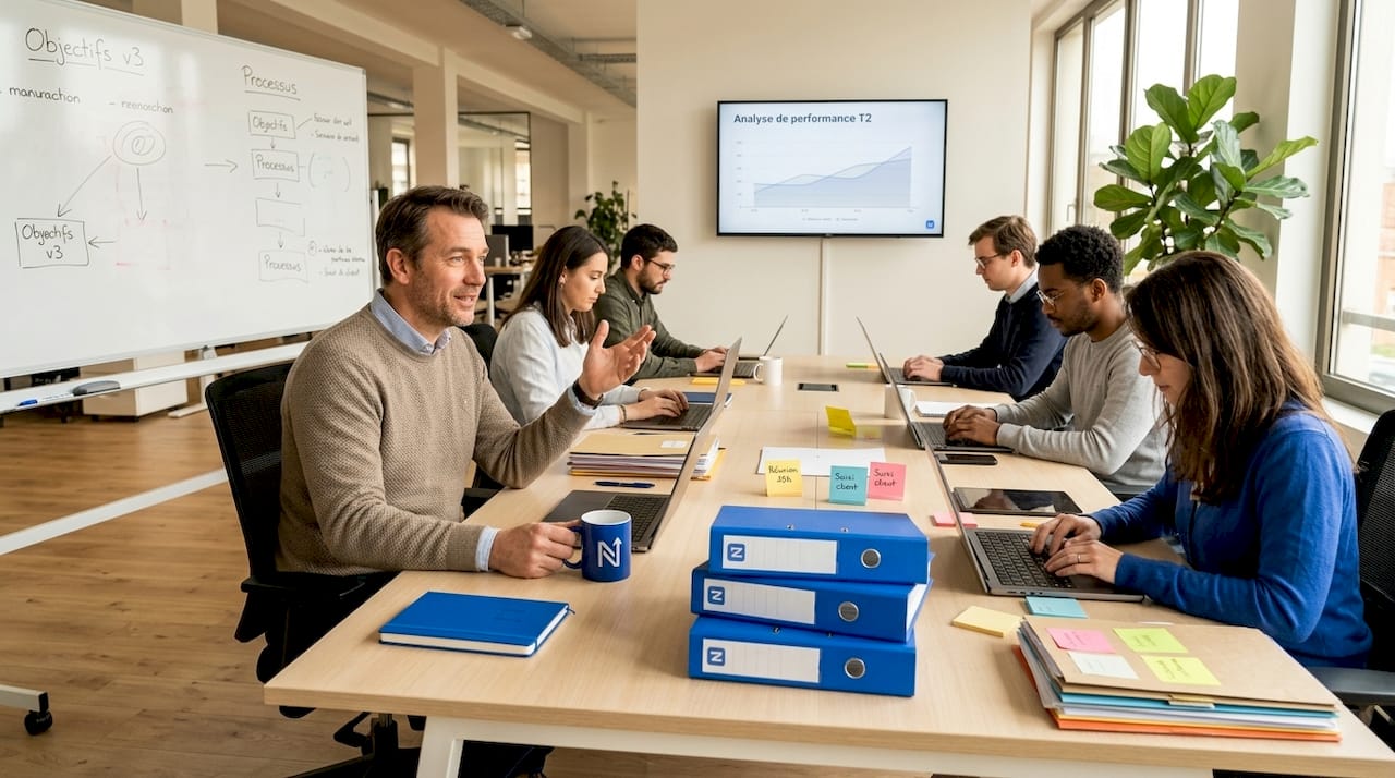 Point d’équipe sur la mise en place de l’outil d’automatisation