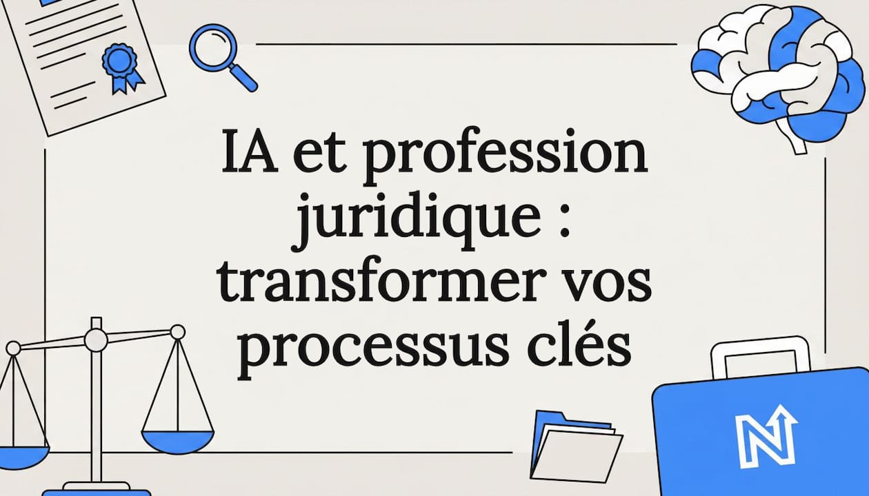IA et profession juridique : transformer vos processus clés