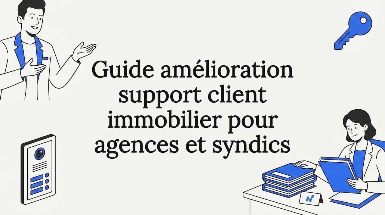 Guide amélioration support client immobilier pour agences et syndics