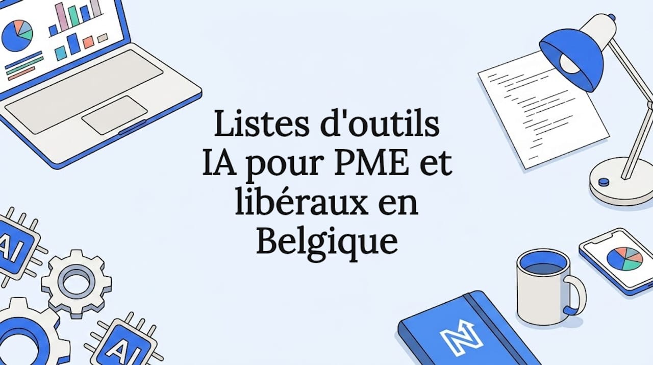 Listes d'outils IA pour PME et libéraux en Belgique