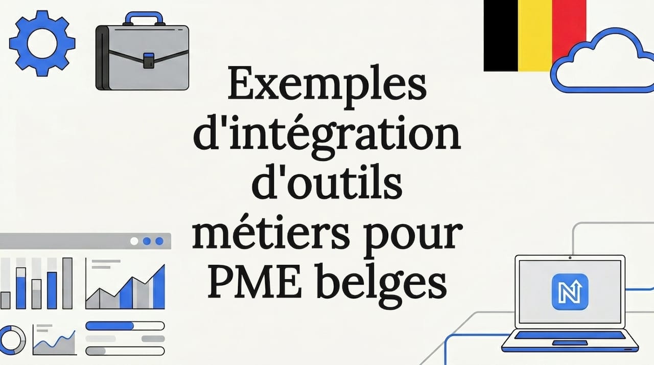 Exemples d'intégration d'outils métiers pour PME belges