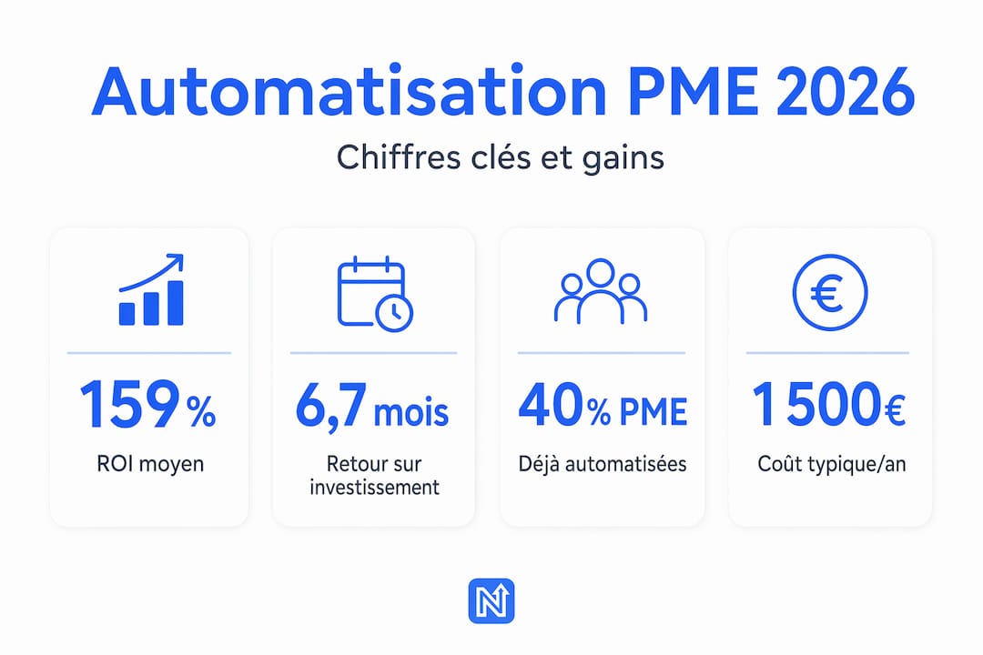 Les chiffres essentiels de l’automatisation dans les PME : l’infographie à découvrir