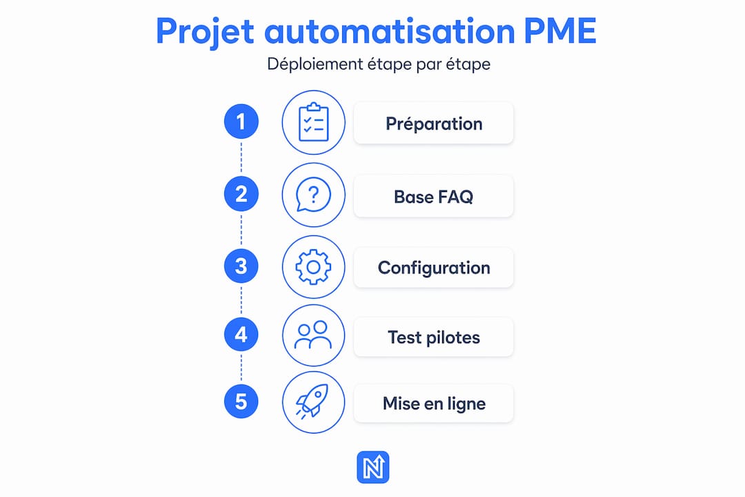 Les grandes étapes pour automatiser le support client dans une PME