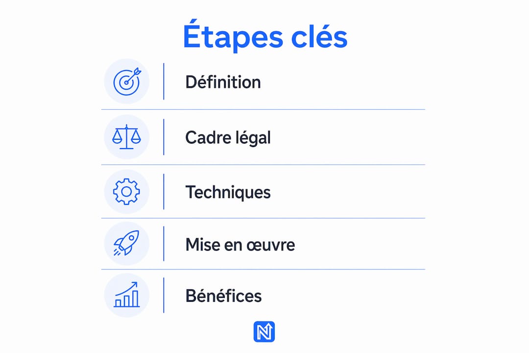 Découvrez, à travers cette infographie, les étapes incontournables pour comprendre et appliquer l’IA explicable.