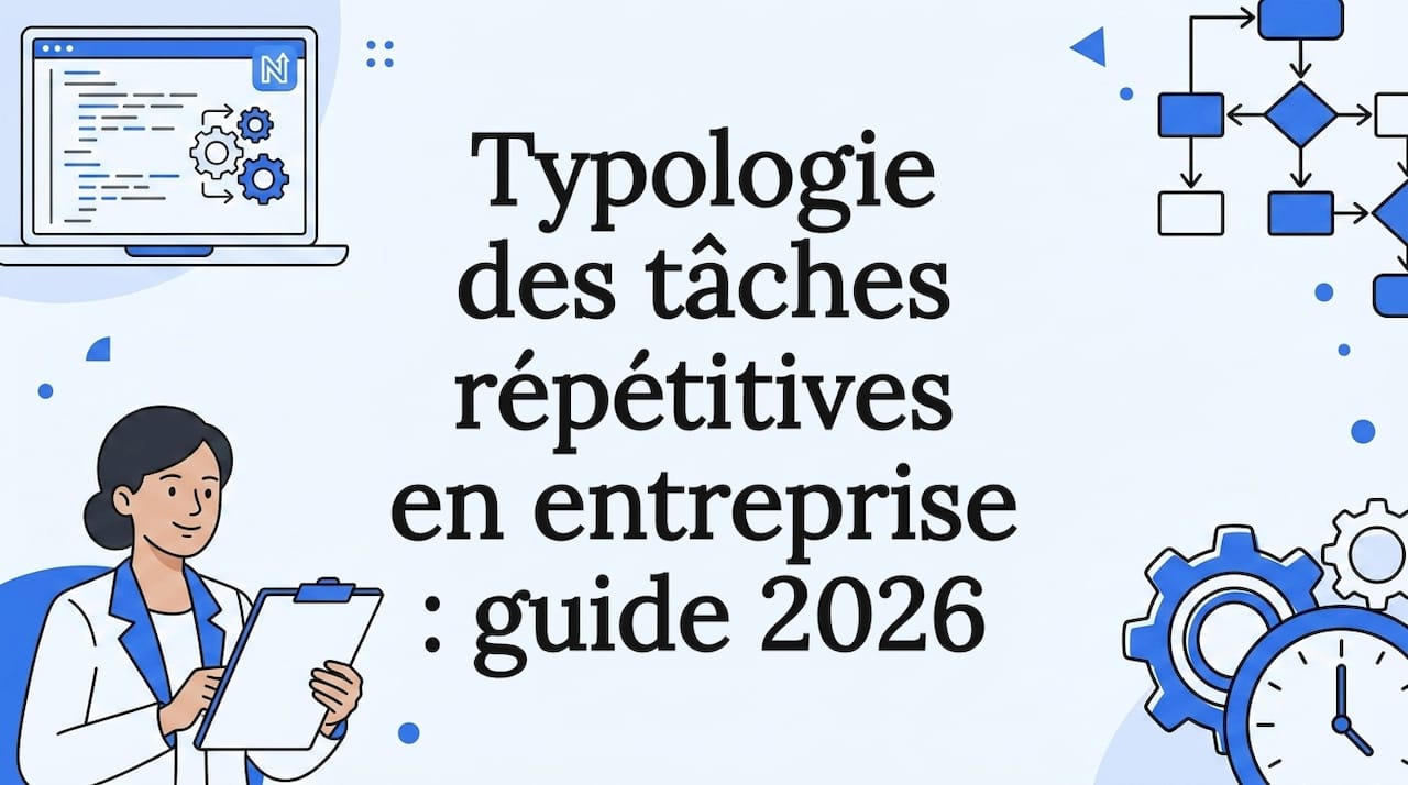 Typologie des tâches répétitives en entreprise : guide 2026
