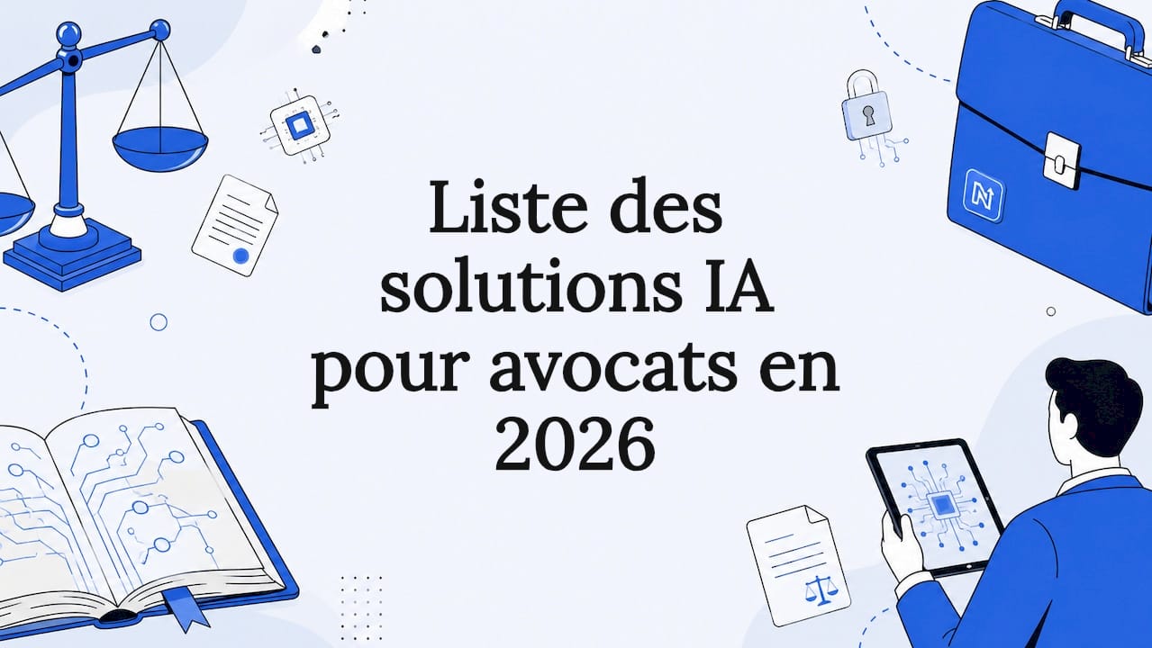 Liste des solutions IA pour avocats en 2026