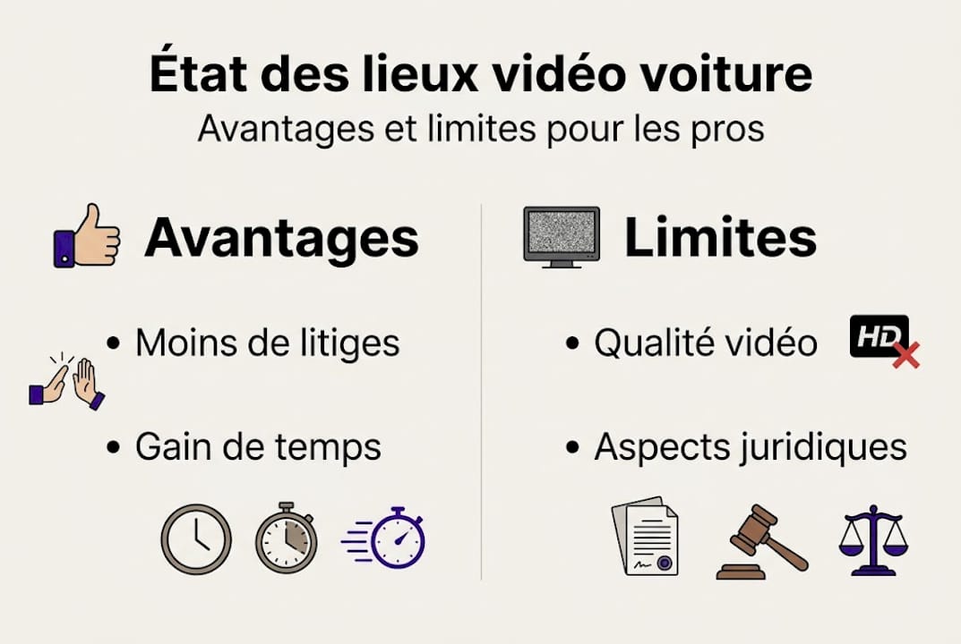 Infographie : les points forts et les limites de l’inspection vidéo automobile