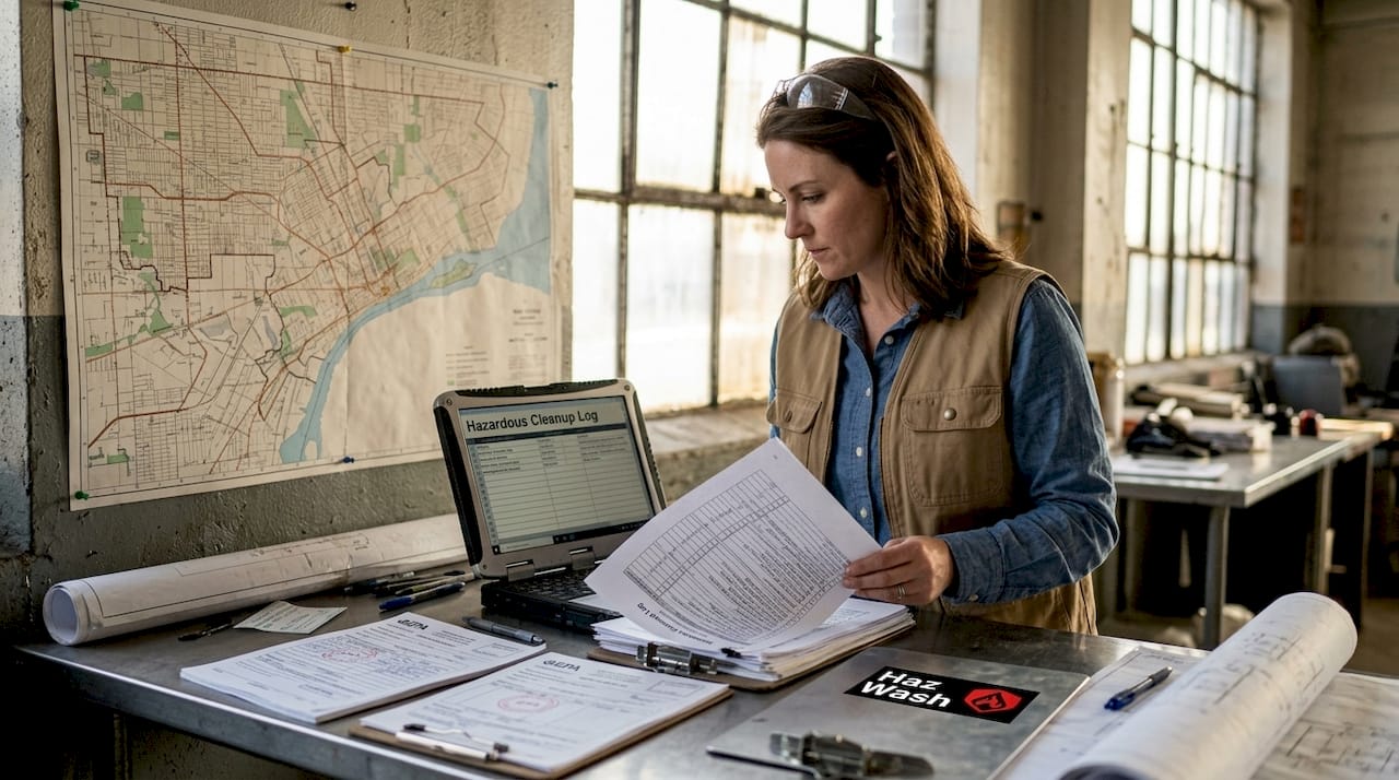 Detroit hazardous cleanup: documentation compliance guide