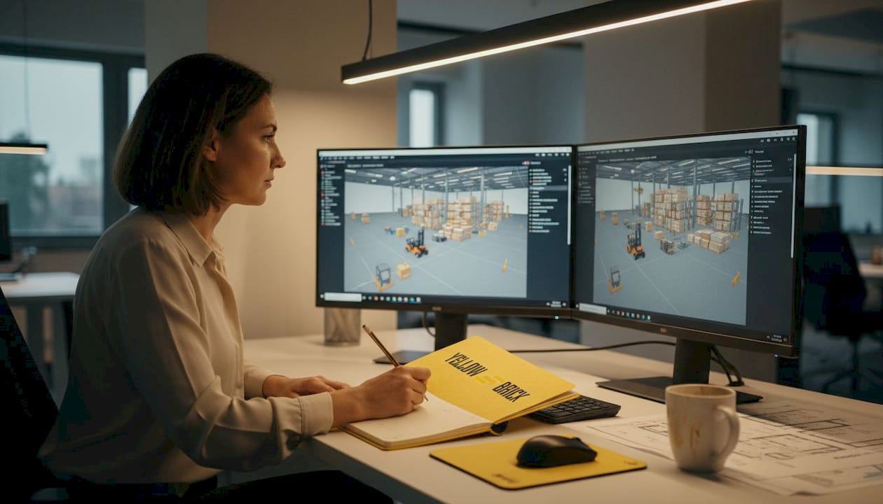 Specialist care dezvoltă simulări digitale pentru optimizarea unui depozit