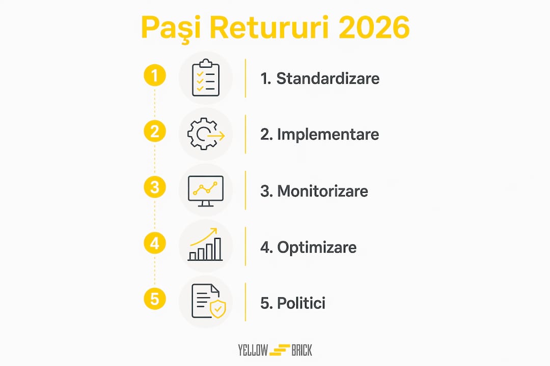 Infografic: Cum gestionezi retururile pas cu pas în 2026