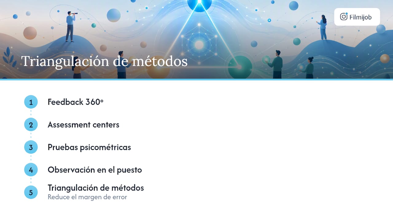 Esquema de triangulación para la evaluación integral del talento