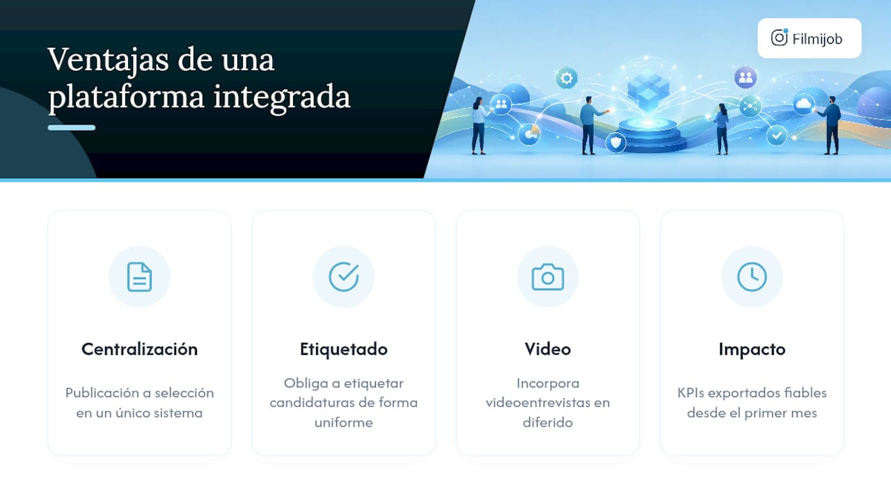 Cuándo una plataforma integrada resuelve mejor el trabajo de reportes — overview diagram