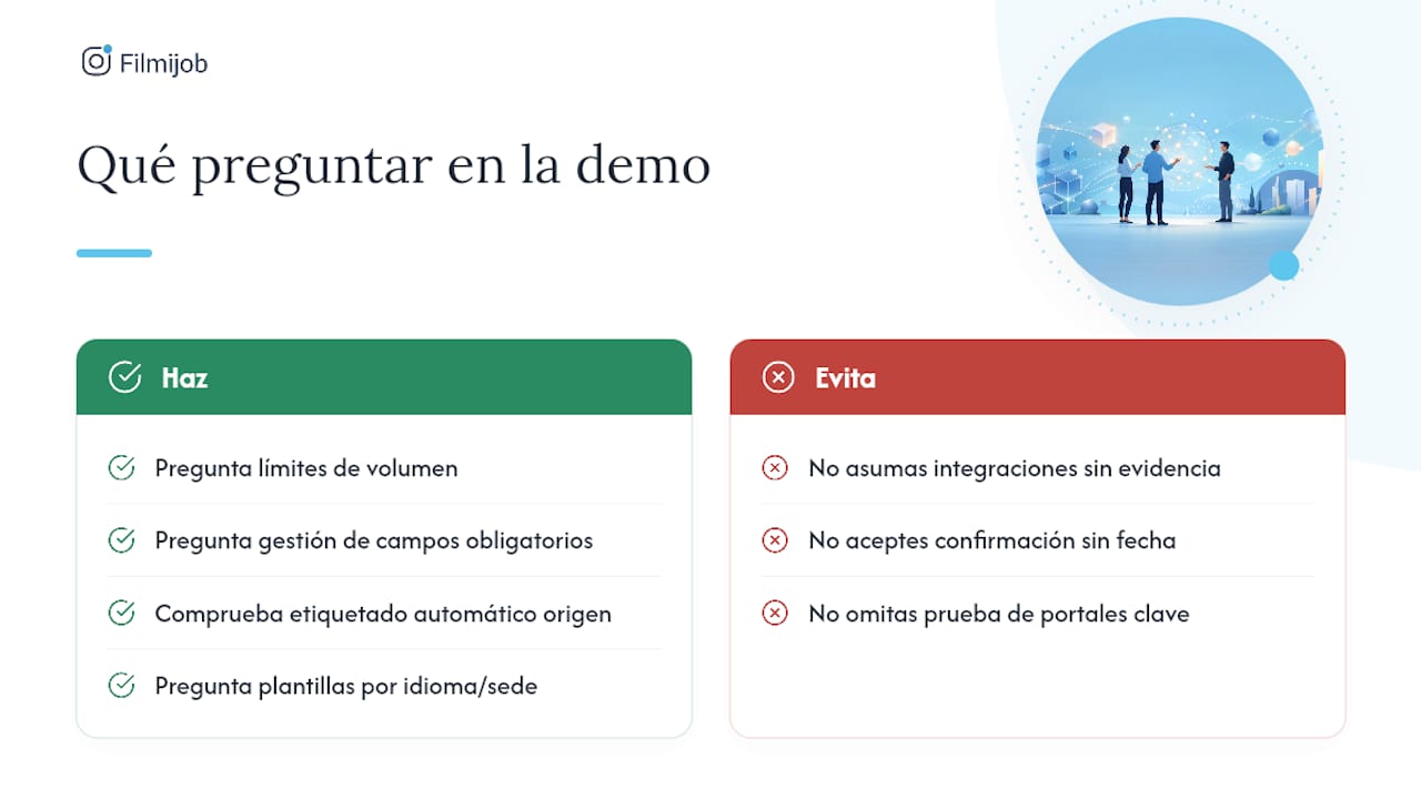 Cómo aborda Filmijob el multiposting: qué preguntar en la demo — overview diagram