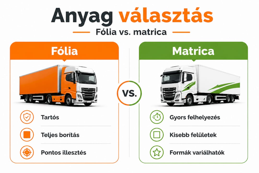 Infografika: Mi a különbség a fólia és a matrica között?