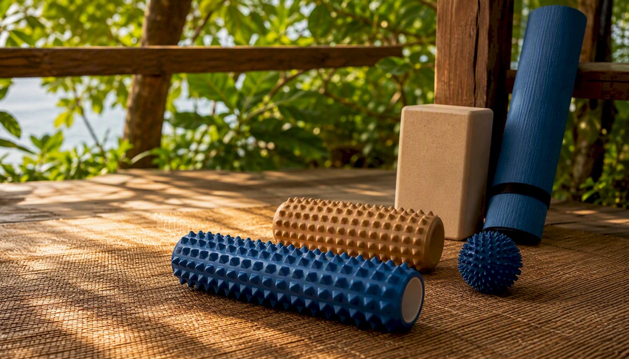 Different spiky roller types and sizes layout