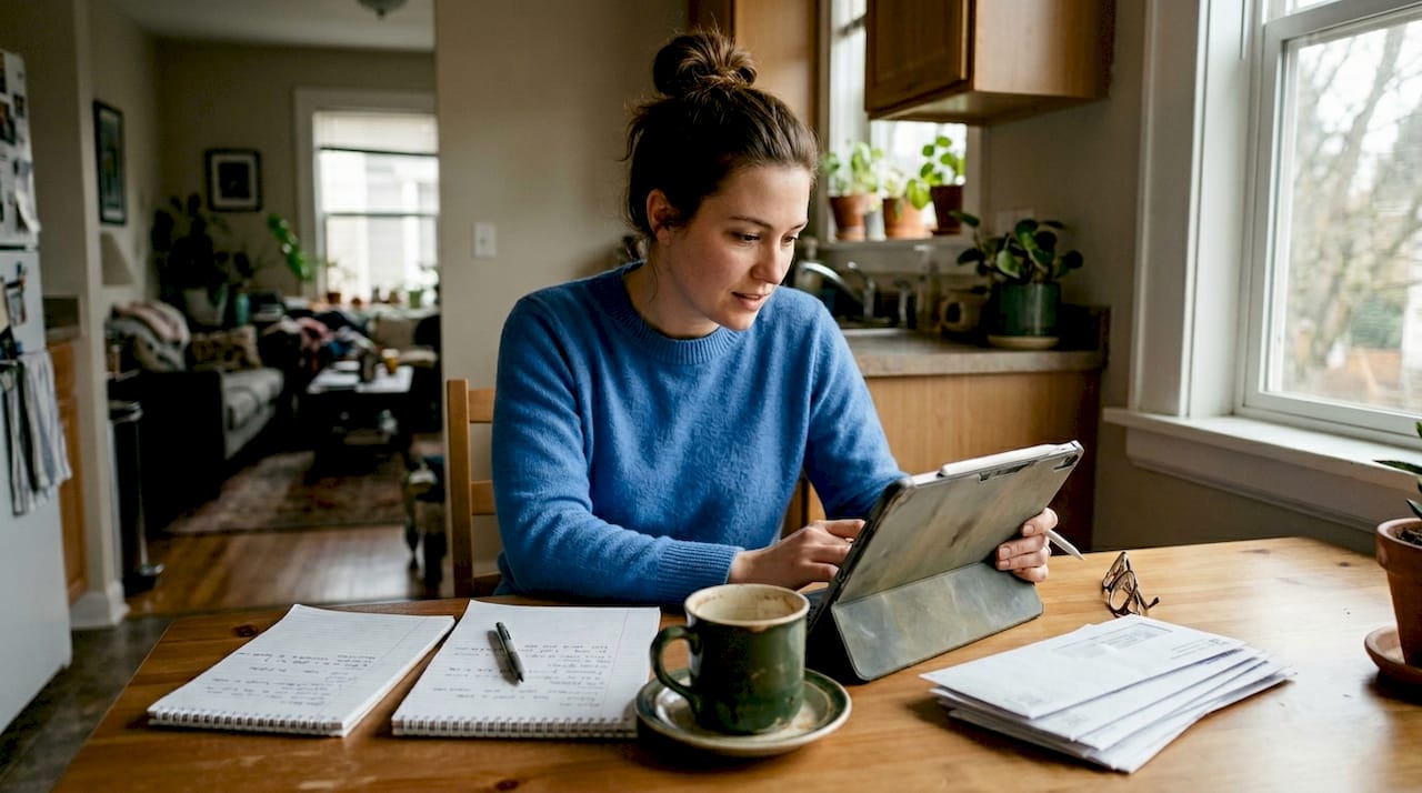 Property manager checks automated call queue