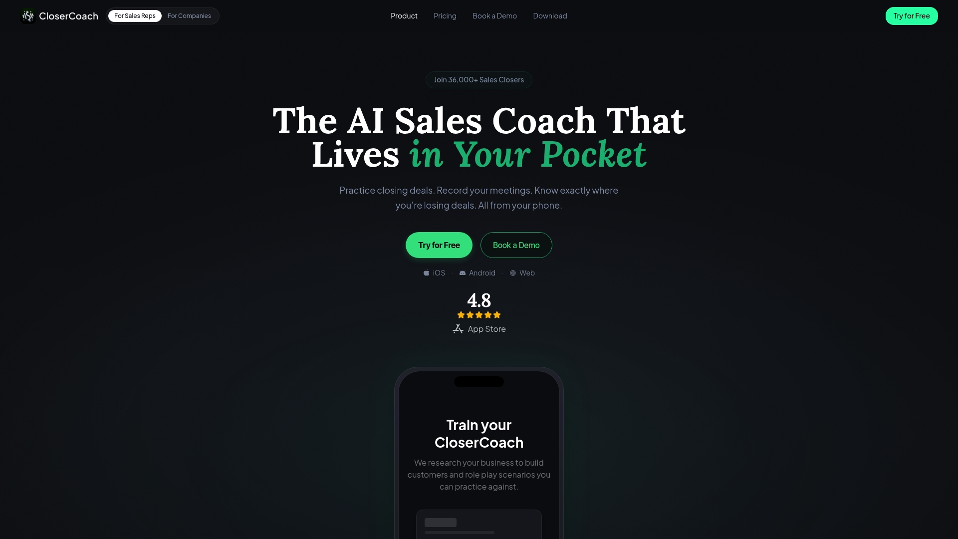 https://closercoach.ai