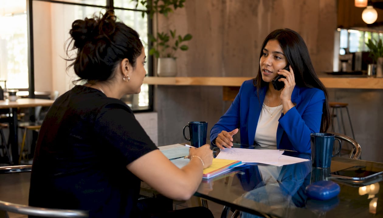 Roleplay session practicing probate cold calls