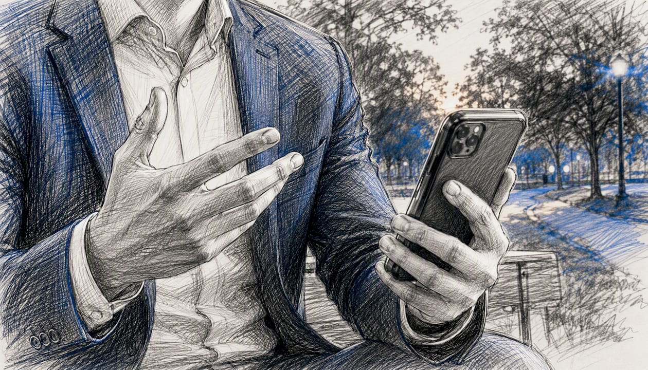 Investor mid-call making outreach