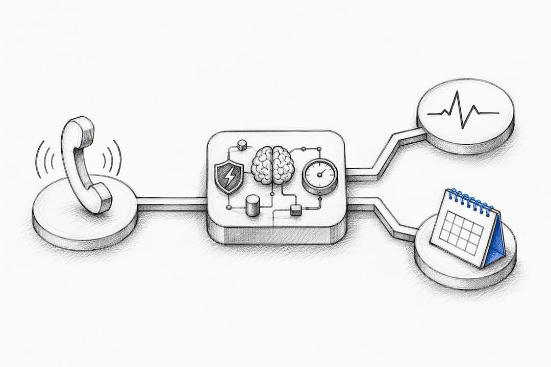 Illustrated cold-call anxiety trigger pathway