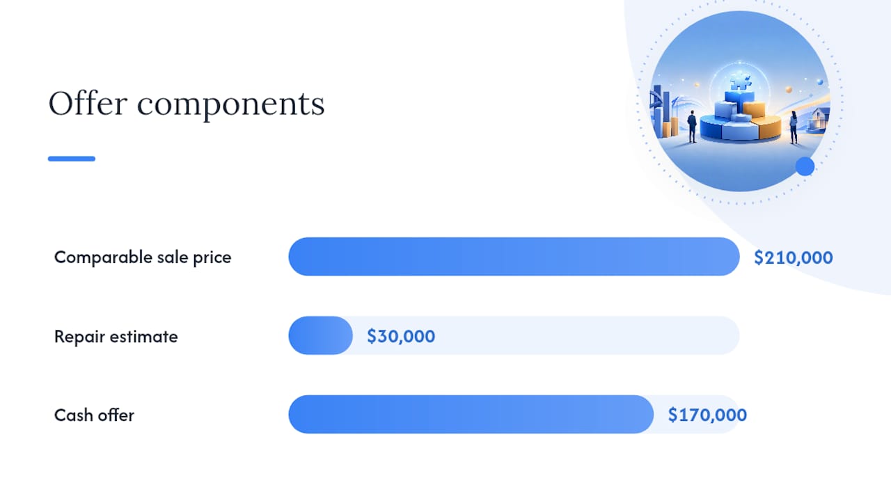 Comparison of comp repairs offer and closing timeline