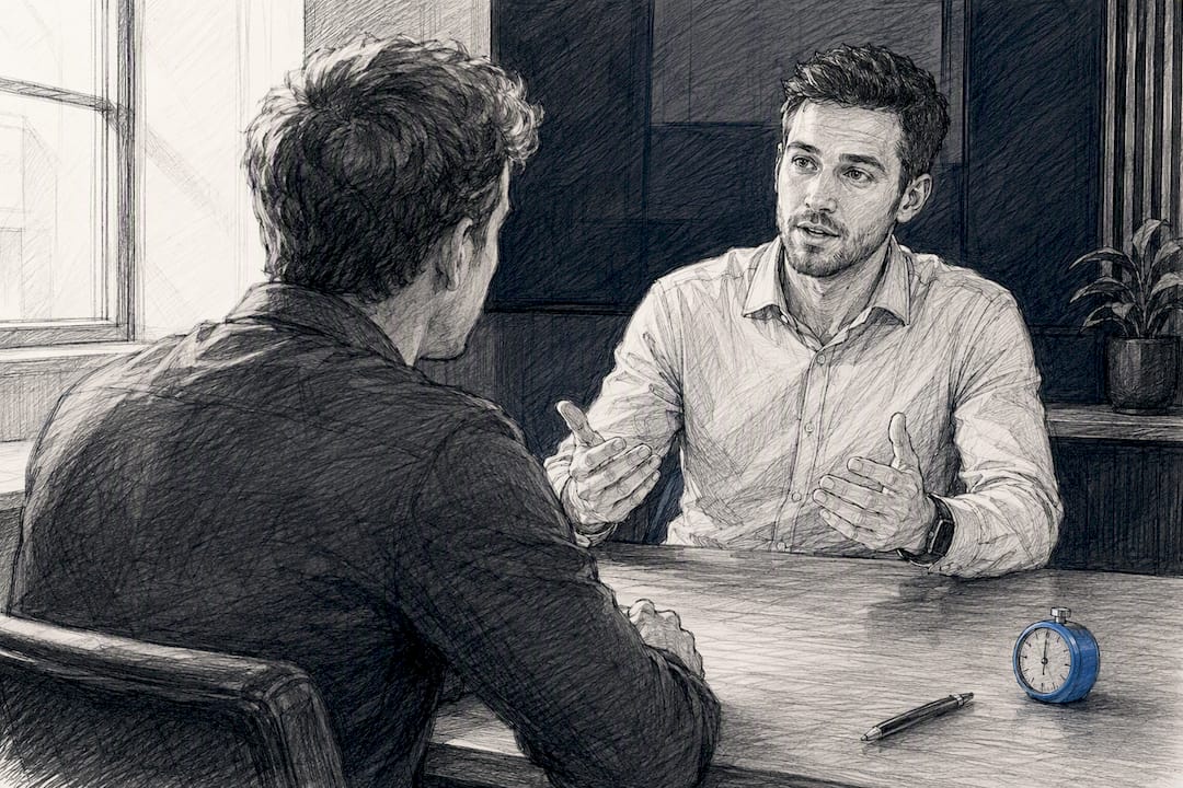 Sales reps practicing an objection response