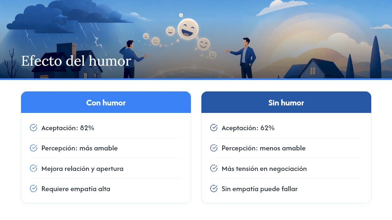 Por qué el humor funciona: la evidencia detrás de la técnica — overview diagram