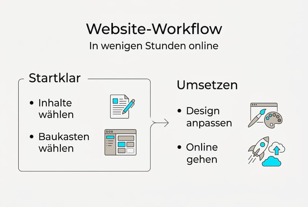 Übersichtlicher Ablaufplan: So läuft ein Website-Projekt Schritt für Schritt ab