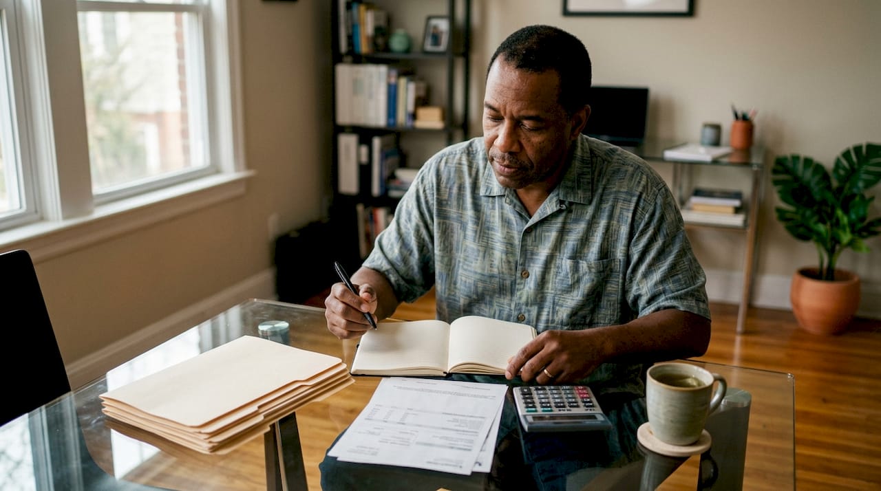 Tenant reviewing HVAC repair and costs