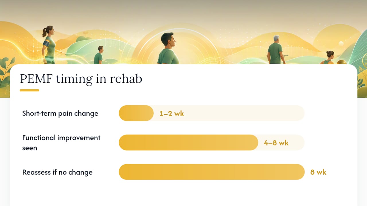 How Should You Use PEMF Alongside Rehab and Exercise? — overview diagram