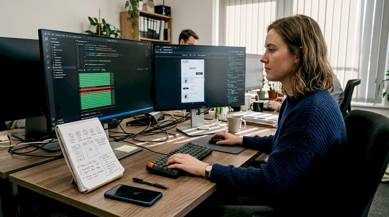 Specialist running Playwright browser tests