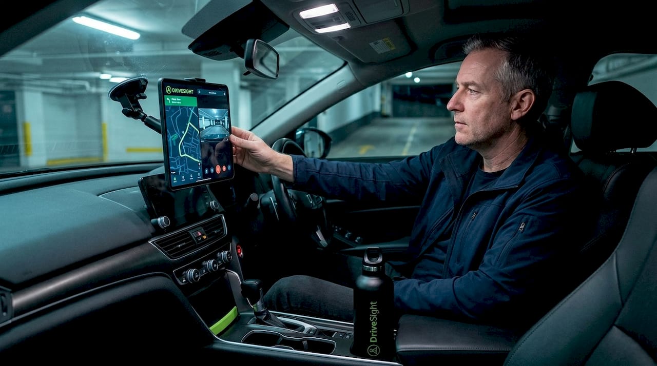 Driver reviews dashcam app GPS features