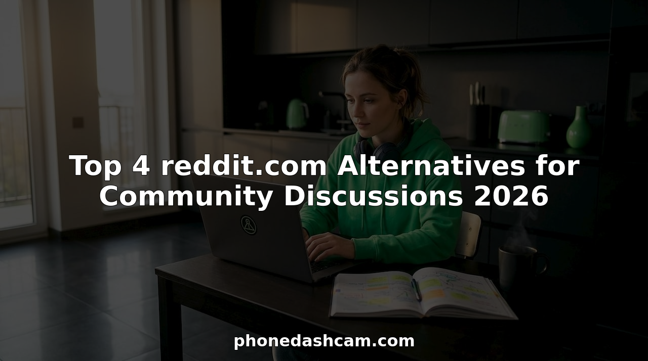 Person engaging in online community at kitchen table