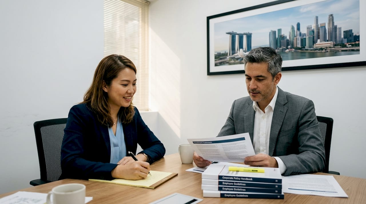 Professionals discuss Singapore property investment